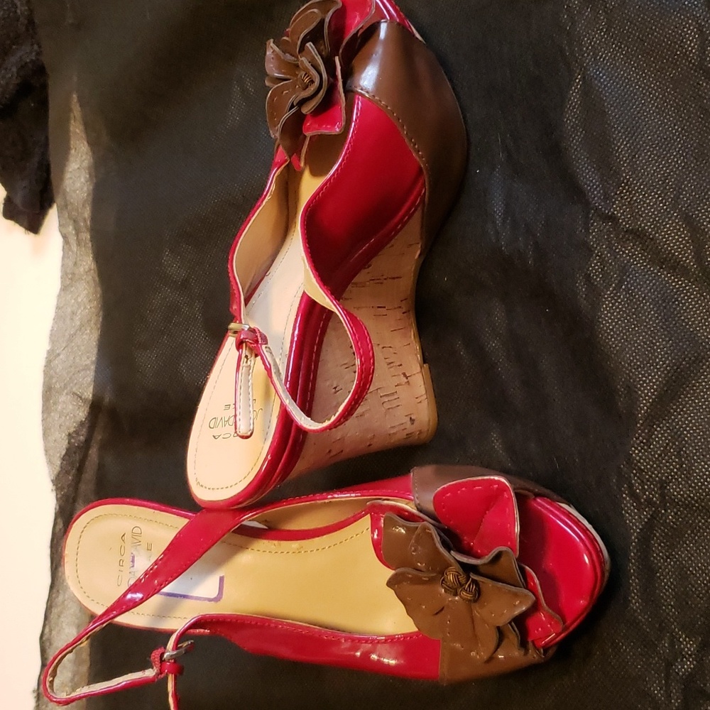 Circa Joan and David Wedge Sandals